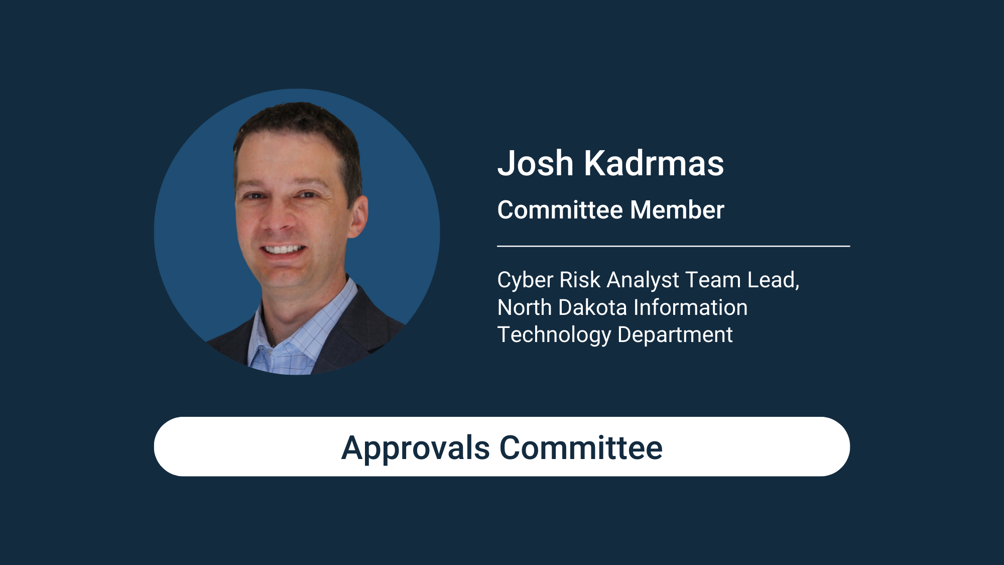 Committee Corner: Meet Josh Kadrmas